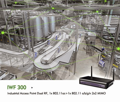 NEXCOM’s IWF 300 Spans Industrial Wi-Fi Mesh Networks across Factory Floors through Obstacles