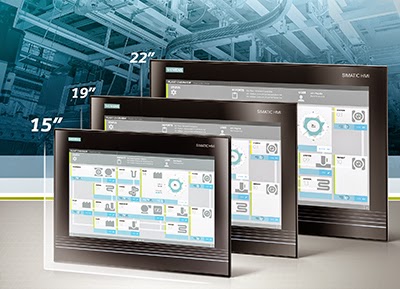 Gesture and multi-touch operation of machinery and plant – on a 15" display from Siemens